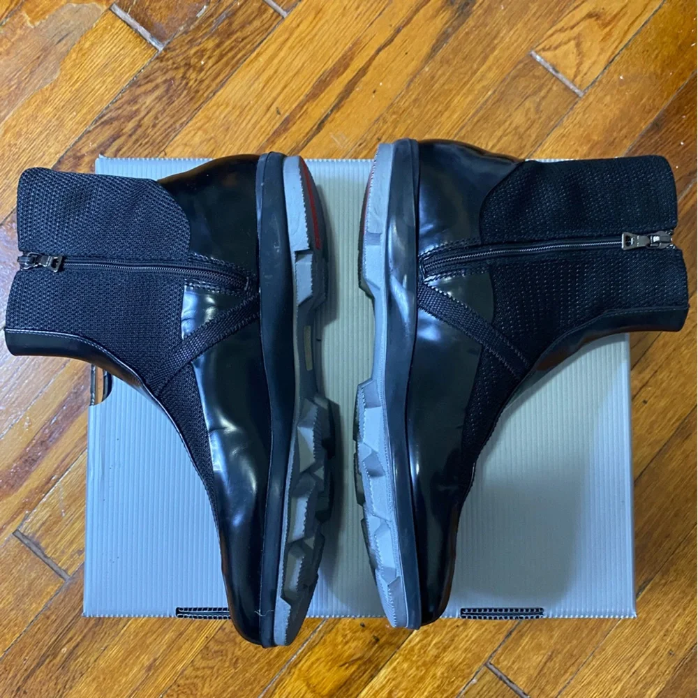 Prada Black Ankle Boots - Picture 6 of 14